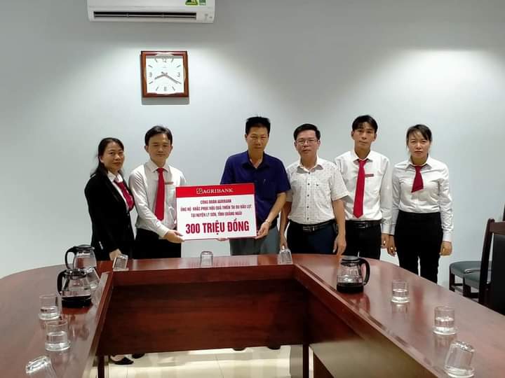 Công đoàn Agribank hỗ trợ 300 triệu đồng cho Lý Sơn