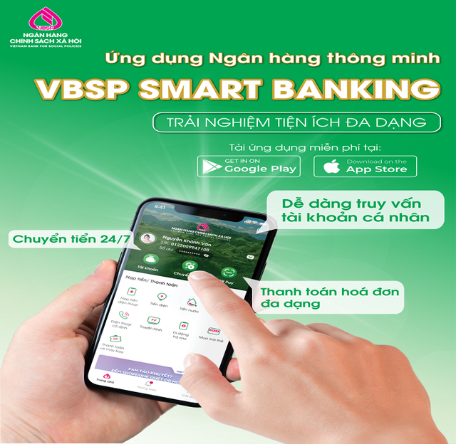 Ngân hàng Chính sách xã hội huyện Lý Sơn triển khai dịch vụ Mobile Banking