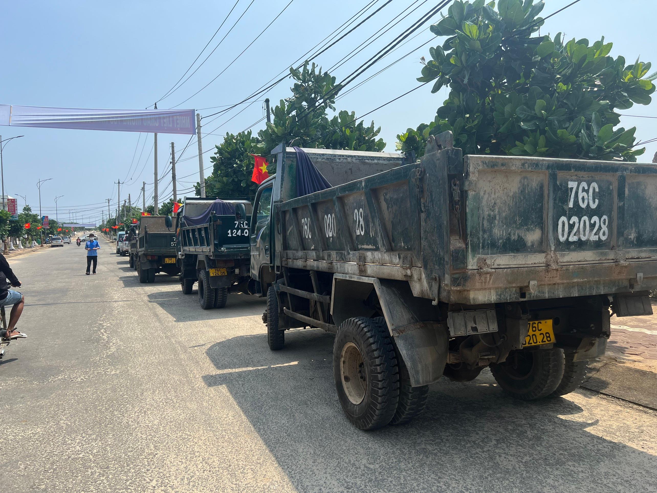 Trung tâm Đăng kiểm xe cơ giới Quảng Ngãi (76.01S) tổ chức đăng kiểm cho xe cơ giới đang hoạt động trên địa bàn huyện đảo Lý Sơn
