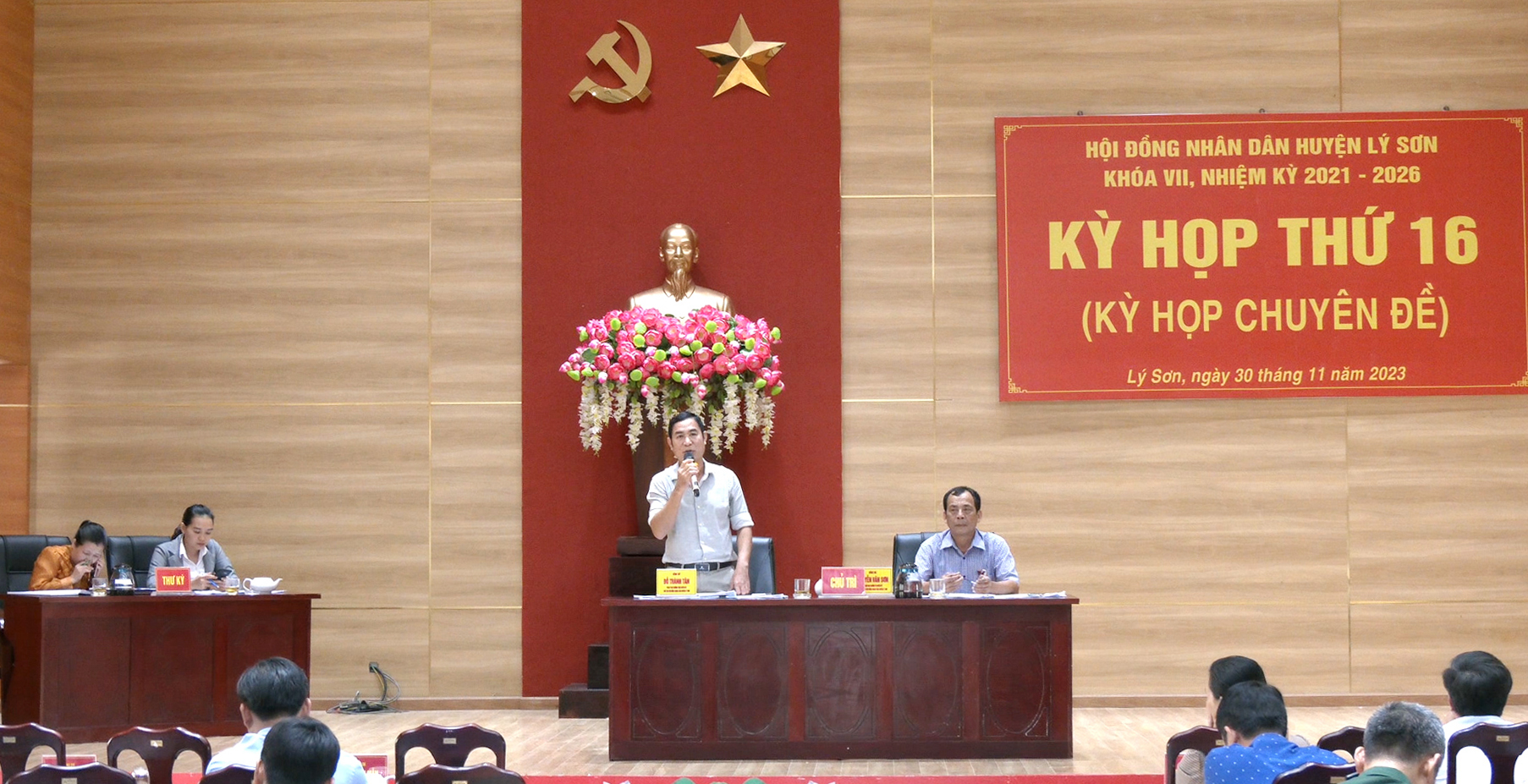 Kỳ họp chuyên đề kỳ họp HĐND huyện Lý Sơn lần thứ 16