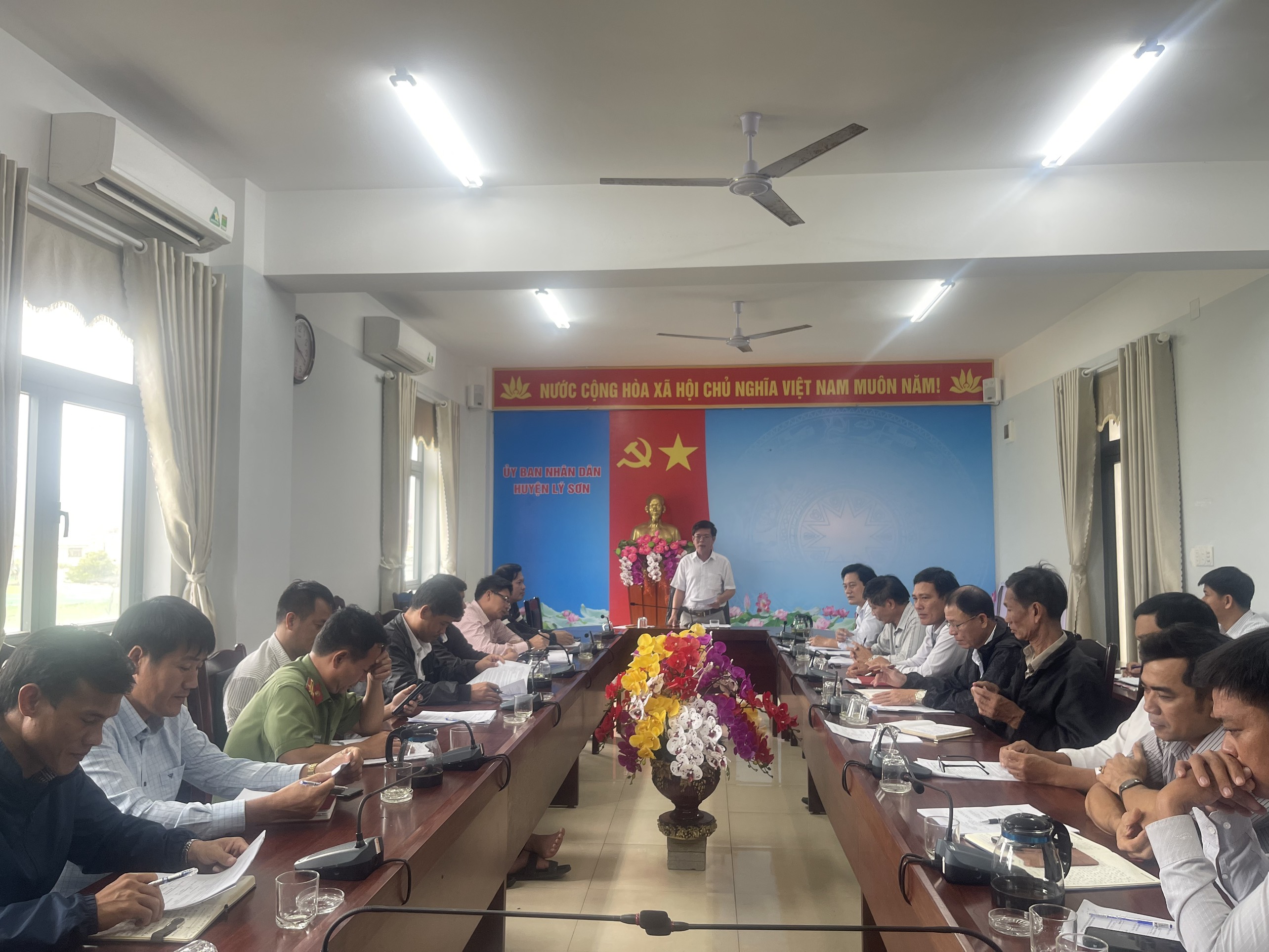 Lý Sơn họp Ban tổ chức Hội khỏe Phù Đổng cấp huyện năm 2024