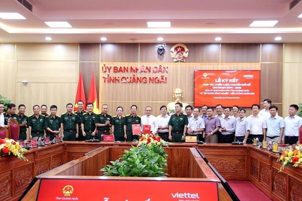 UBND tỉnh và Tập đoàn Viettel ký kết thỏa thuận hợp tác chiến lược chuyển đổi số