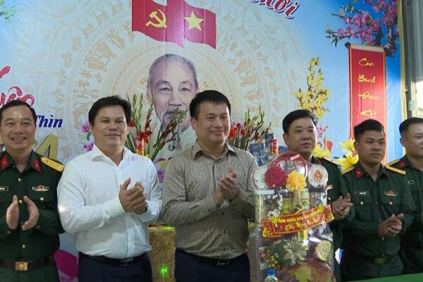 Lãnh đạo tỉnh thăm, chúc Tết các đơn vị thuộc Bộ Chỉ huy Bộ đội Biên phòng và Bộ Chỉ huy Quân sự tỉnh