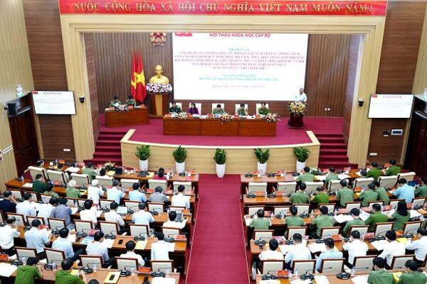 Bộ Công an phối hợp với Tỉnh uỷ Quảng Ngãi tổ chức Hội thảo Khoa học cấp Bộ