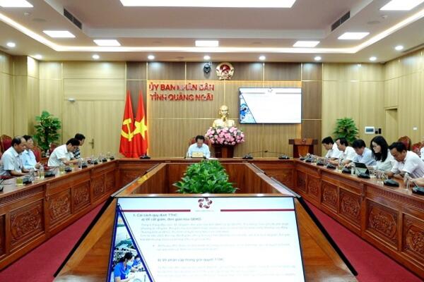 Phó Chủ tịch UBND tỉnh Võ Phiên dự phiên họp thứ năm Tổ công tác cải cách TTHC của Thủ tướng Chính phủ