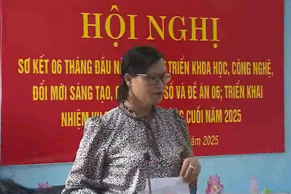 LÝ SƠN HỘI NGHỊ SƠ KẾT 06 THÁNG ĐẦU NĂM 2025 VỀ PHÁT TRIỂN KHOA HỌC, CÔNG NGHỆ, ĐỔI MỚI SÁNG TẠO, CHUYỂN ĐỔI SỐ VÀ ĐỀ ÁN 06